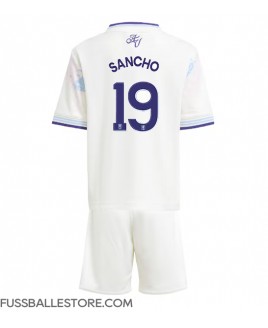 Günstige Aston Villa Jadon Sancho #19 3rd trikot Kinder 2025-26 Kurzarm (+ Kurze Hosen)